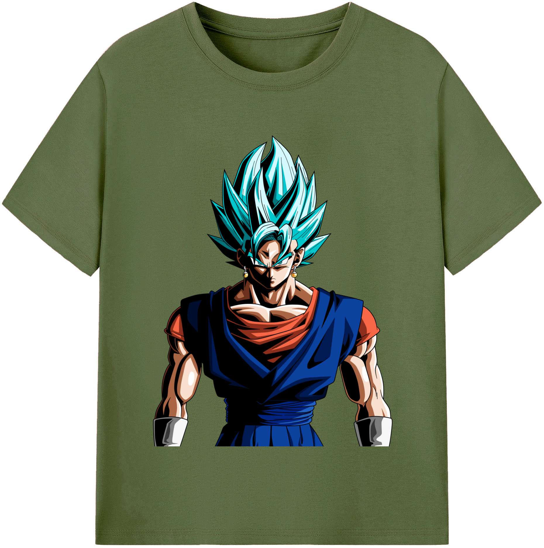 （画像用） ドラゴンボール ベジット DRAGON BALL Vegetto 綿100％半袖Tシャツ（フロントプリント）
